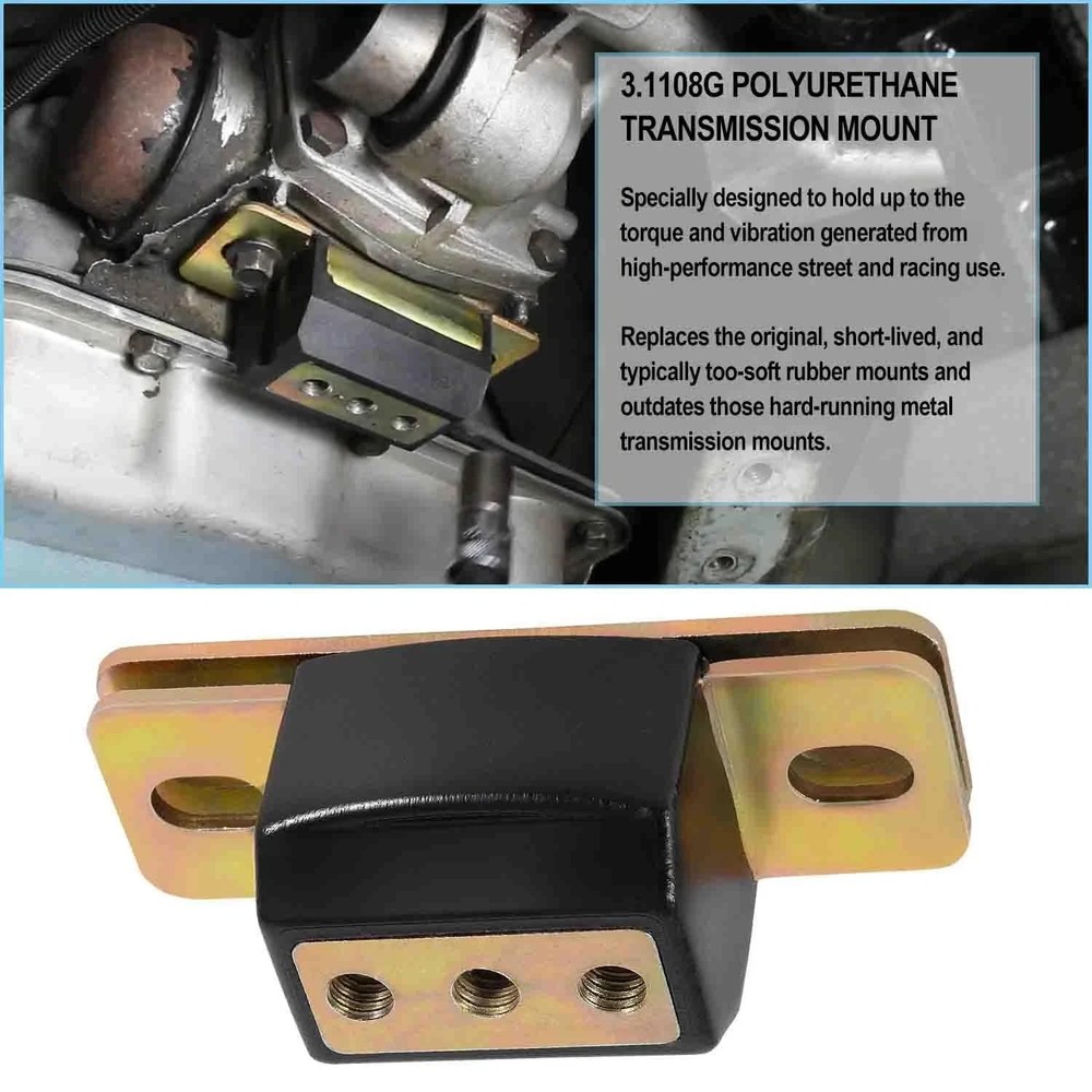 Performance Polyurethane Transmission Mounts for GM TH350 TH400 700R4