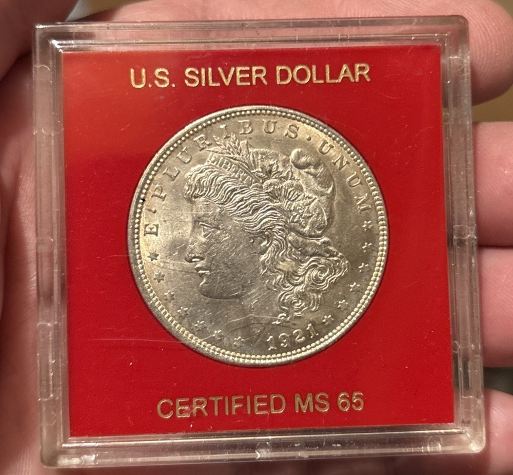 US 1921 Morgan Silver Dollar Coin