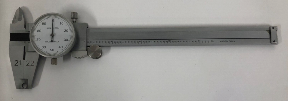 Value Dial Caliper, CORG-Type Modified Jaws 0-6" Range, .001" Graduation