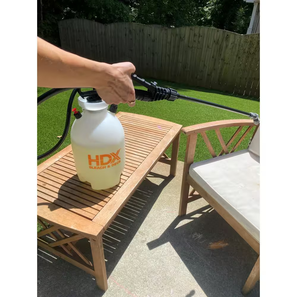 NEW 2-Gallon Bleach & Deck Sprayer with Viton Seals & Adjustable Nozzle