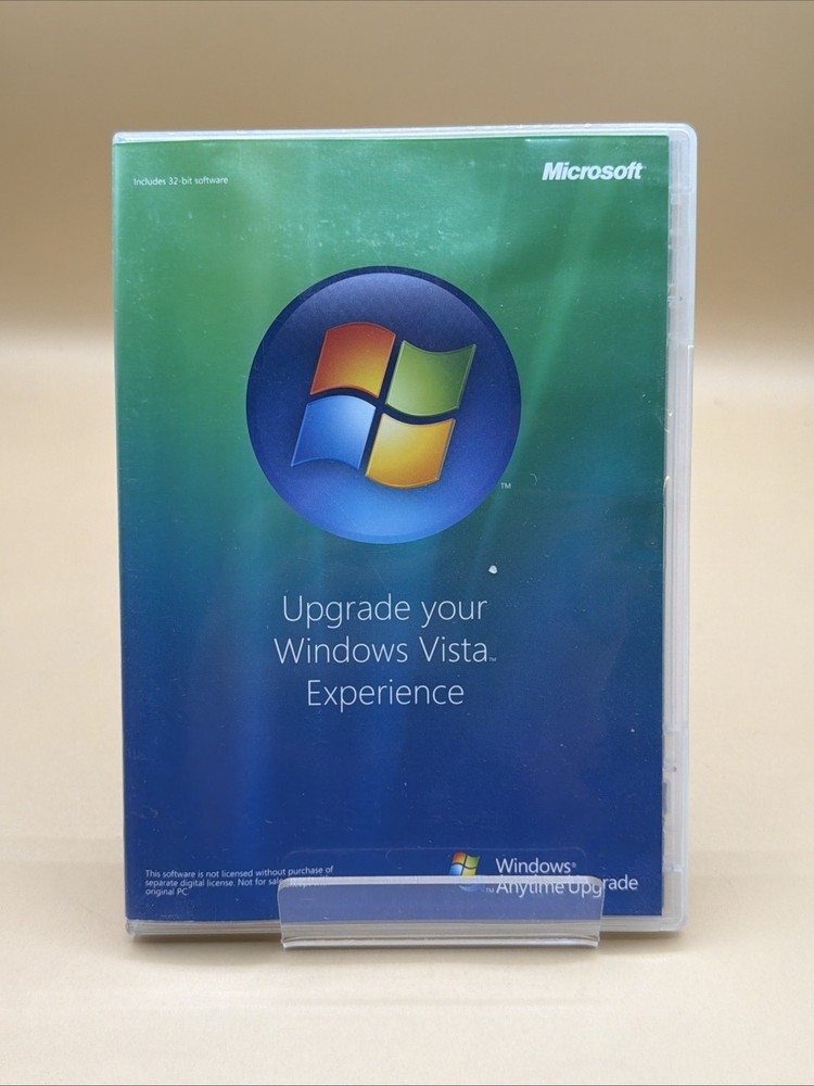 Microsoft Windows VISTA Anytime Upgrade Disc DVD For PC