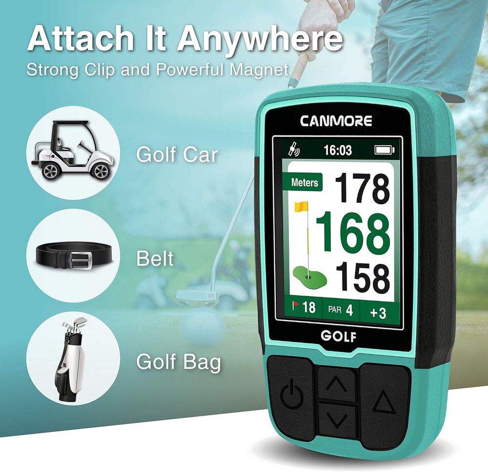 Preceding HG200 Handheld GPS Golf Device (Orange_Preceding)