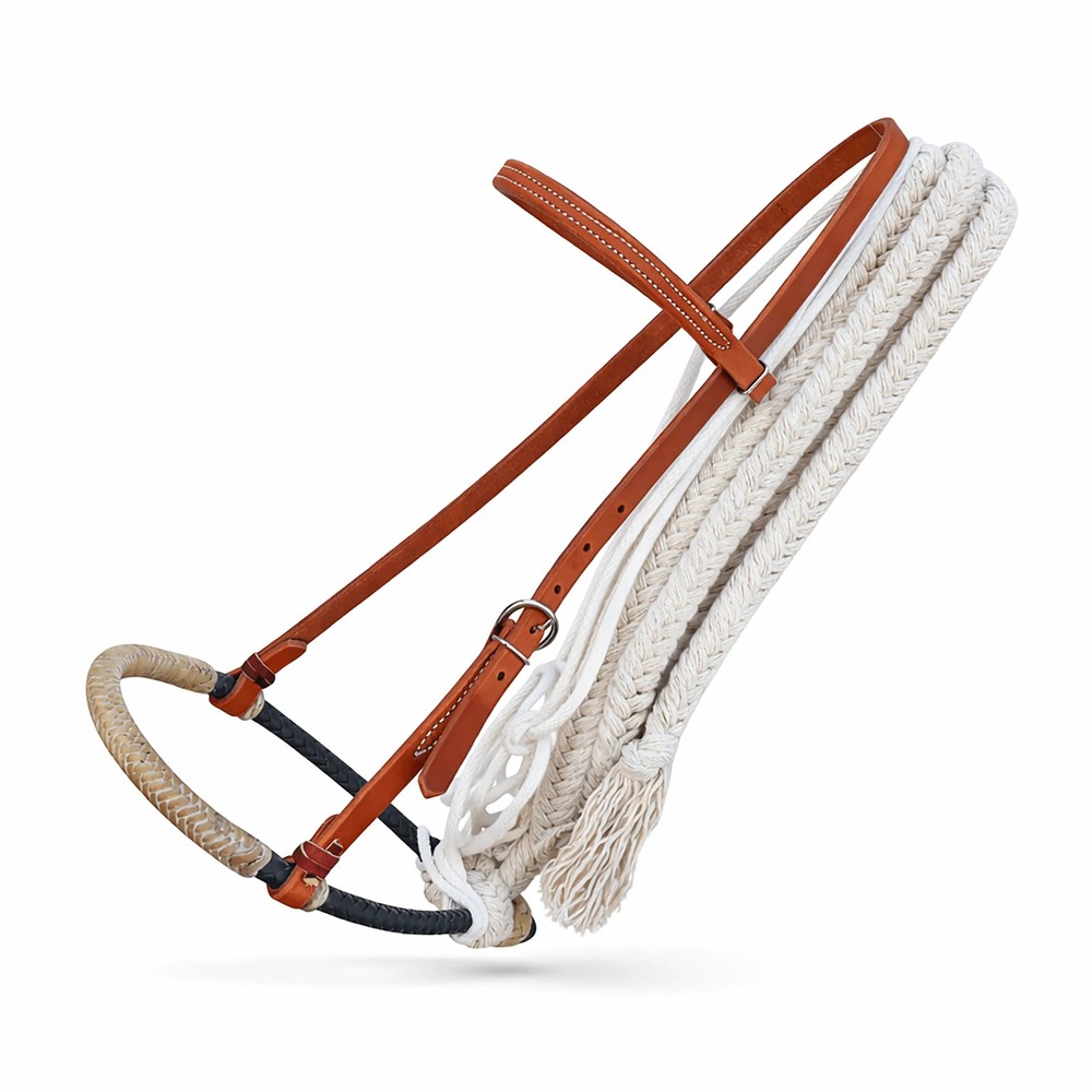Cowboy Breaking Training Pencil Bosal Hackamore USA Made