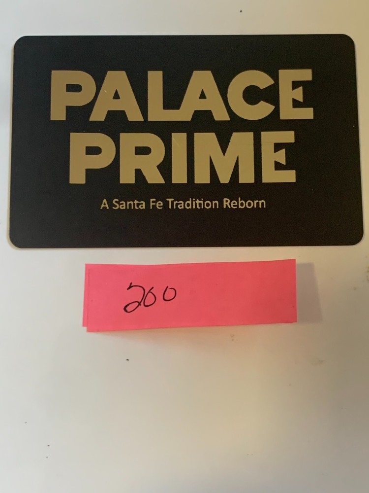 Palace Prime Gift Card $200 value
