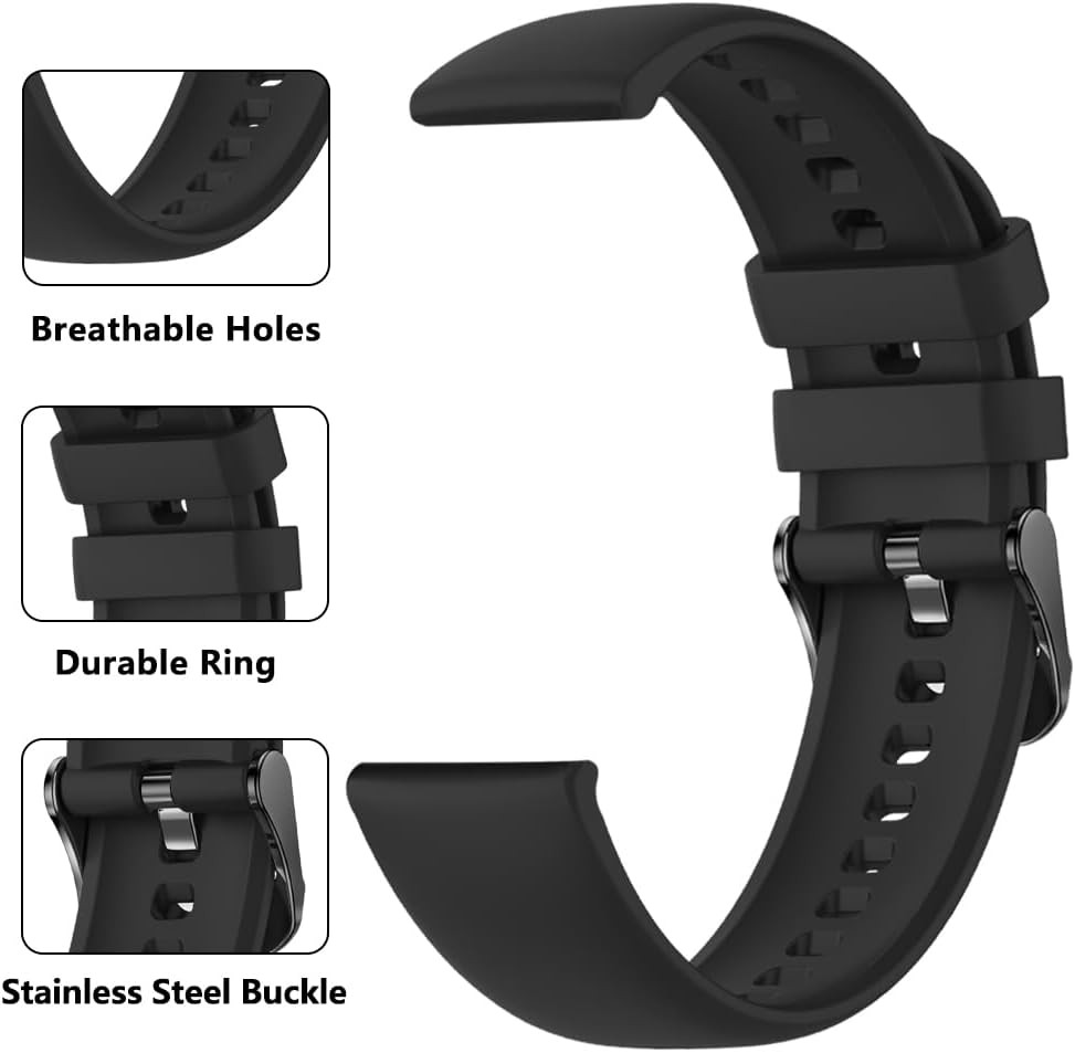Fitness Tracker Band, Adjustable Replacement Accessories Classic Sport Strap for