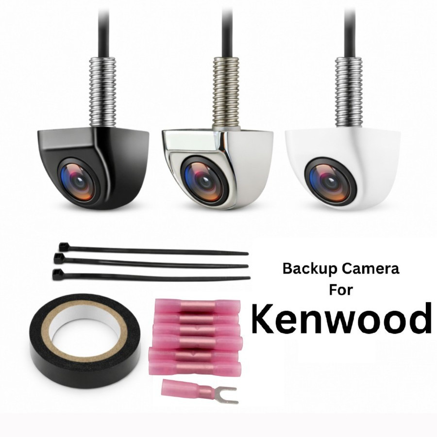 Rear View BackUp Camera For KENWOOD DNX5140 Black Silver White Kit