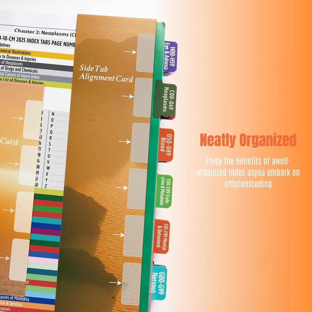 Index Tabs for ICD-10-CM 2025 Expert (AAPC Version) - Navigate with Medium