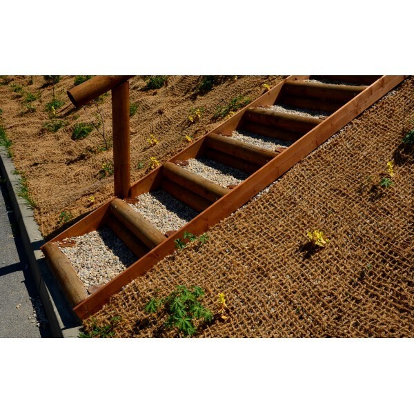 Farm Plastic Supply - 100% Biodegradable Coir Erosion Control Matting - 700 Gram