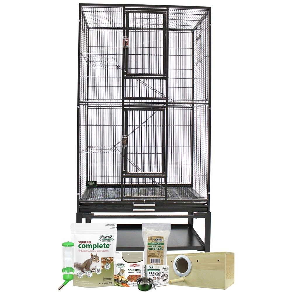 Congo Cage & Starter Package for Squirrels