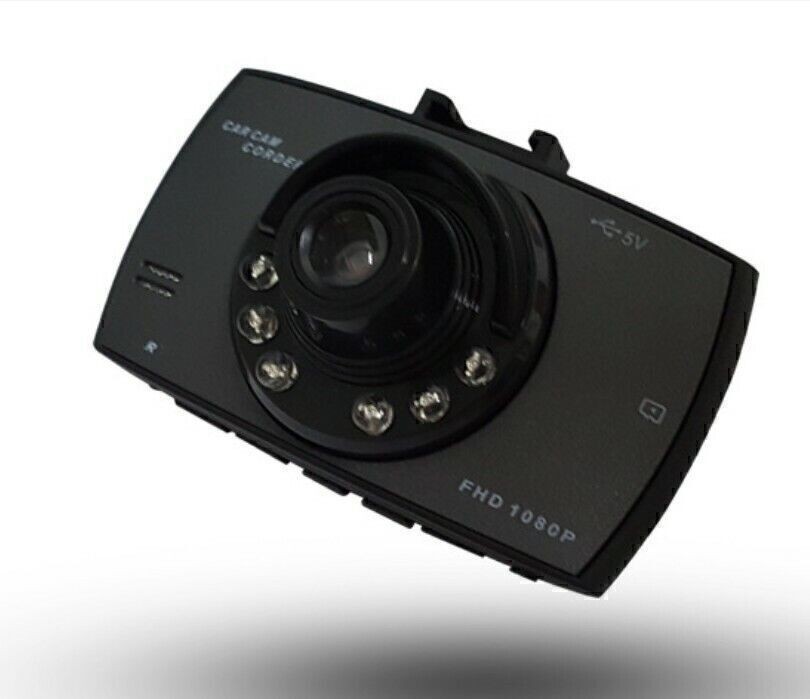 For LCD Screen Car DVR Dash Cam Video Recorder G-Sensor Front Inside Camera