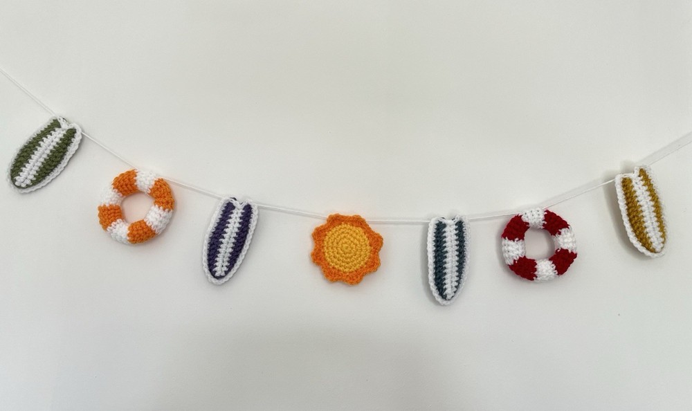 ☀️Handmade Crochet Summer Bunting🛟
