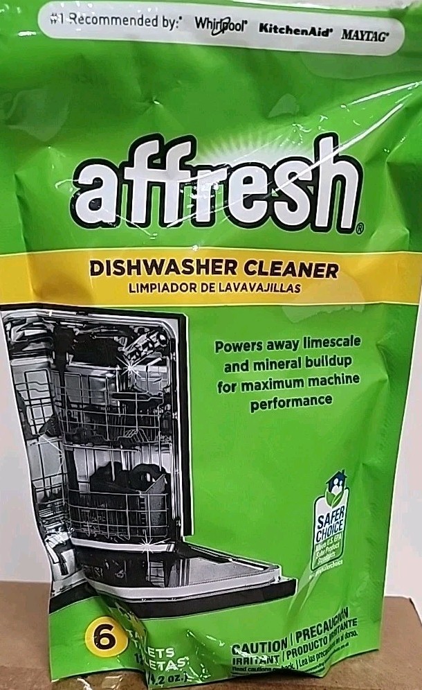 Affresh Dishwasher Cleaner 6 Packs Per Box Check Out Pics!! Description Also!!