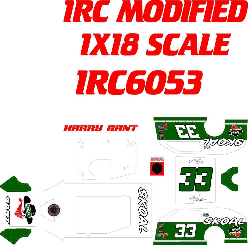 1RC MODIFIED 1RC605  WRAP HARRY GANT THEMED
