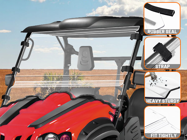 Front Windshield Anti-scratch for Axis Coleman Outfitter Bighorn Massimo 500 700