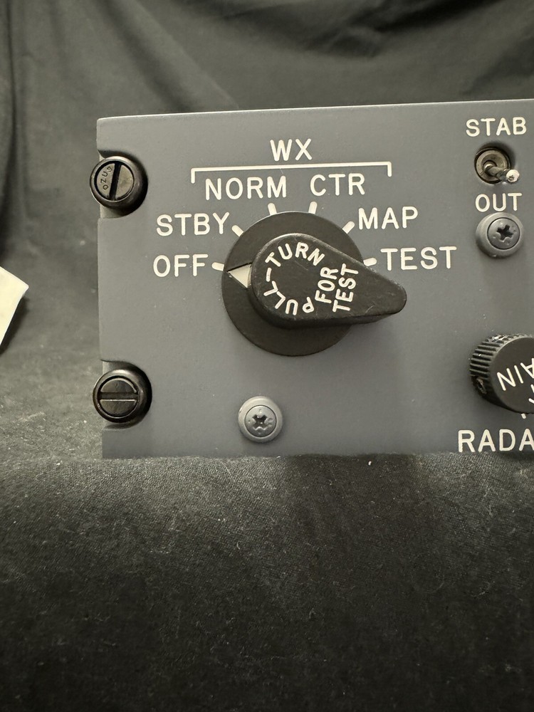 Radar Control Panel; G-2228; 21; REPAIRED