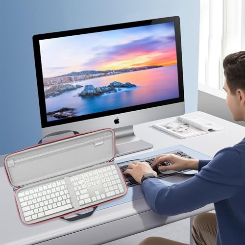 Hard Carrying Case for Apple Magic Keyboard with Numeric Keypad/Apple Black