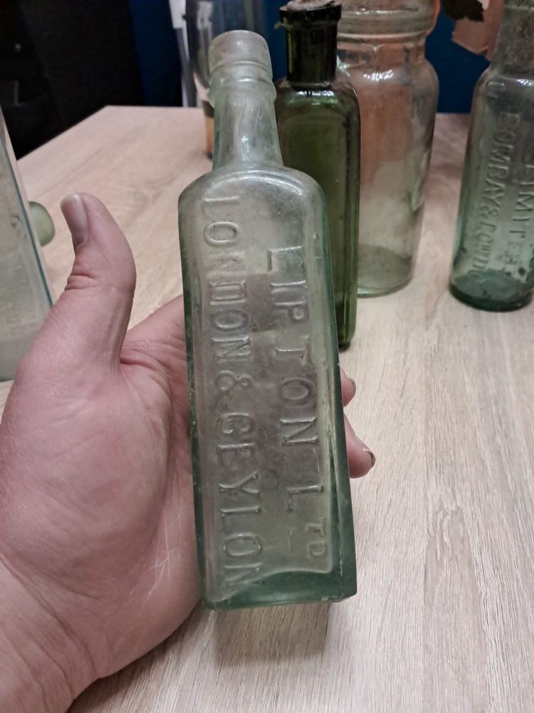 10 Vintage Bottles And Jars