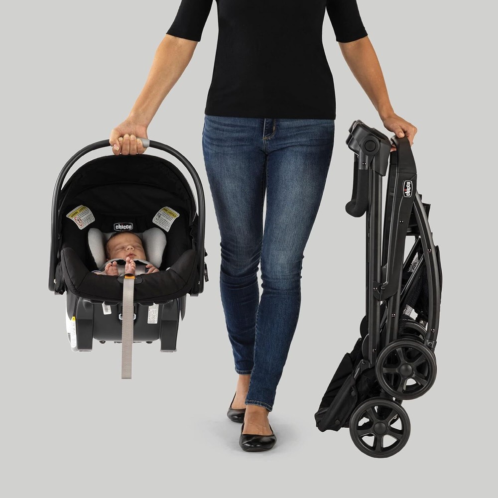 Chicco KeyFit Caddy Frame Stroller with Adjustable Handle and Parent Tray