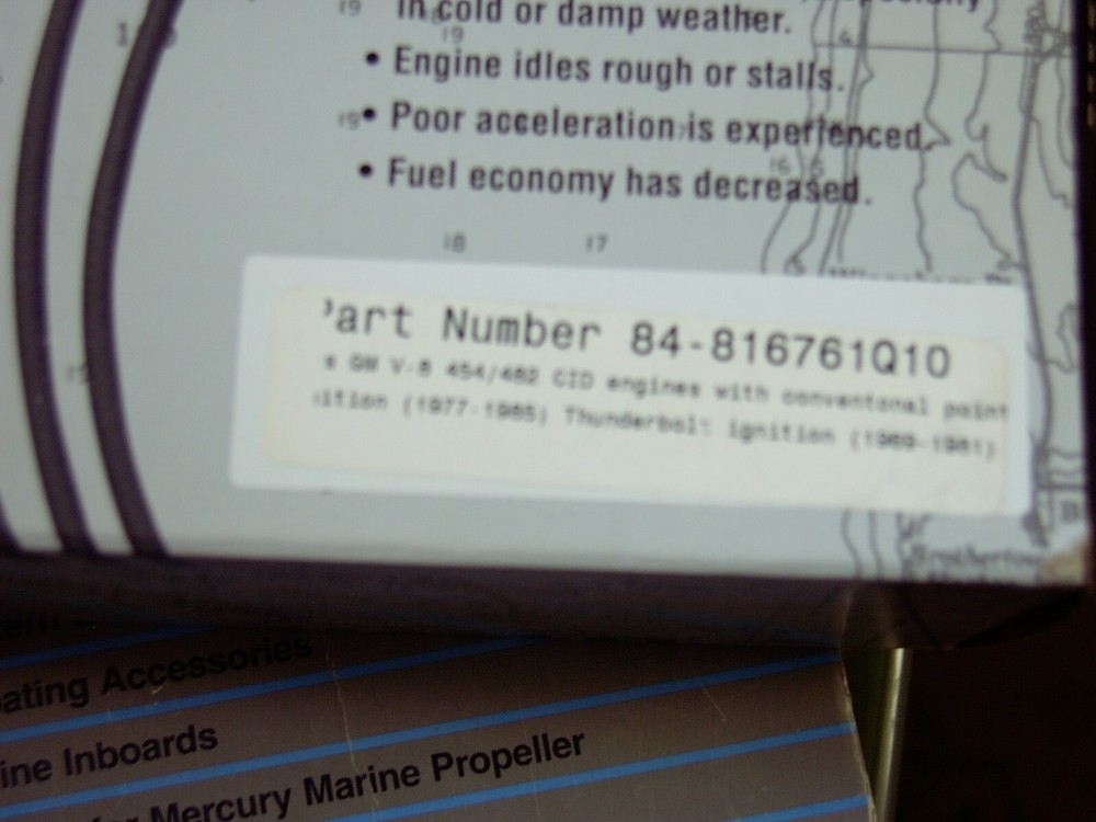 Mercruiser ignition wire set # 84-816761q10