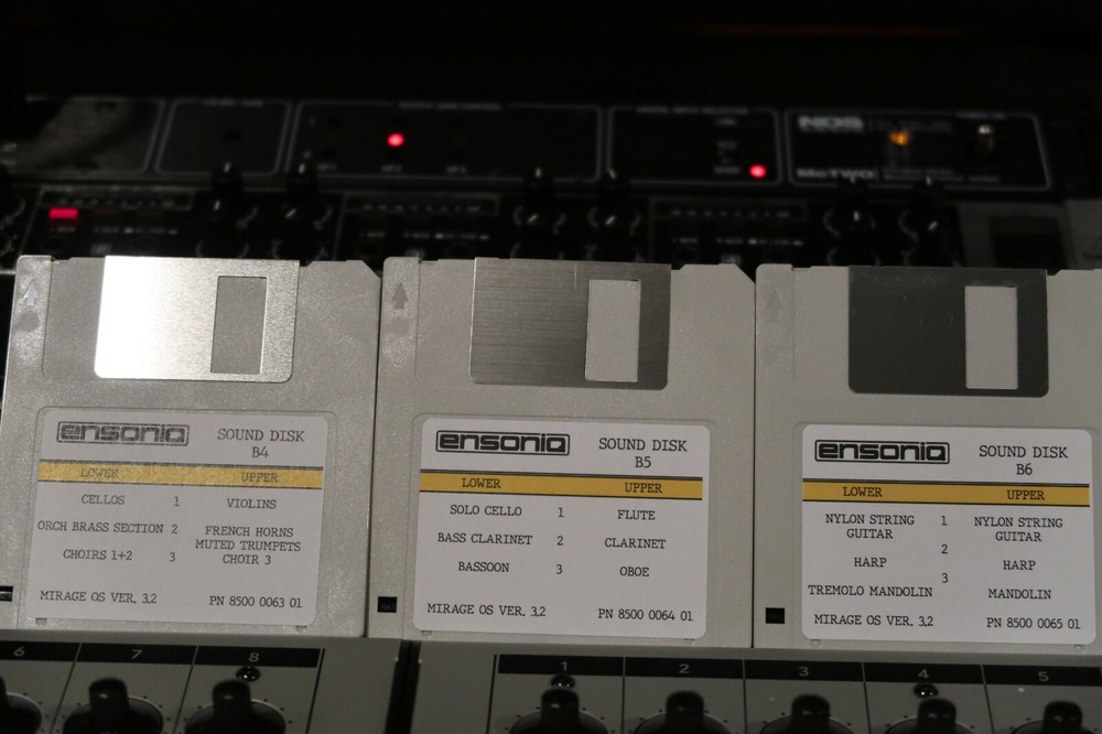 Ensoniq Mirage Complete 30 Disk Set - Factory Library Disk A1-C10
