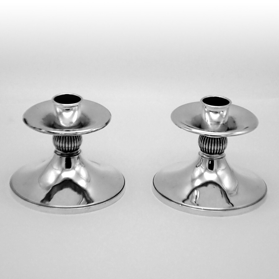 Console Candlesticks Pair N1089 Gorham Sterling Silver Weighted