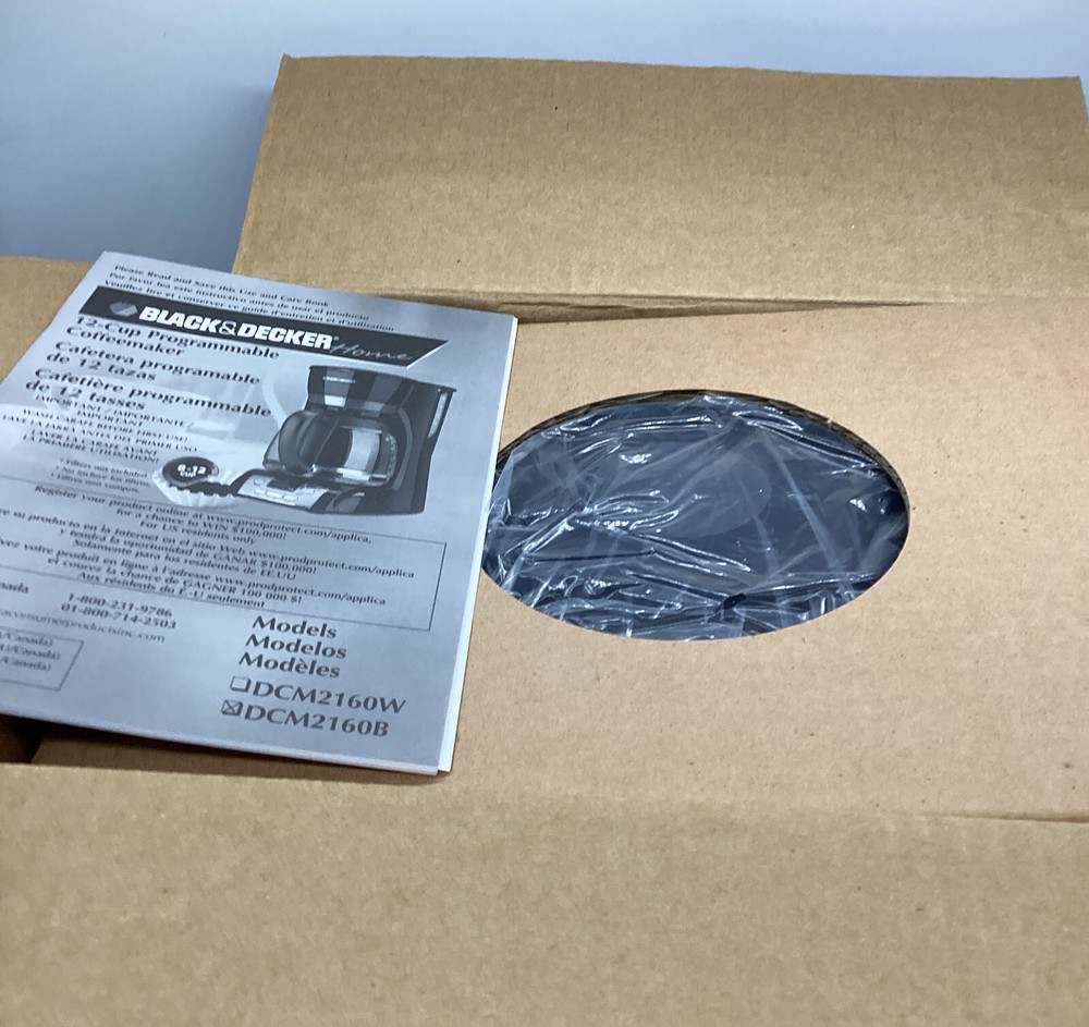 Black & Decker Home DCM2160B 12 Cup Programmable Coffeemaker BRAND NEW