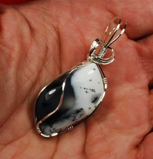 Dendritic Opal/Agate Pendant #1
