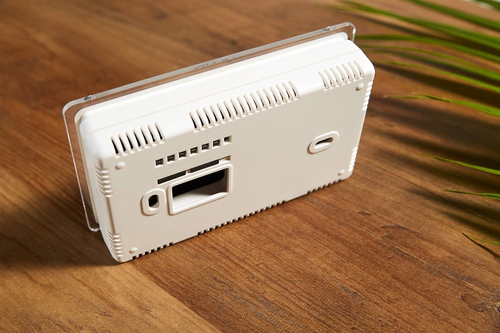 White HVAC Thermostat Large Display Programmable 7 Day Heating Cooling Control