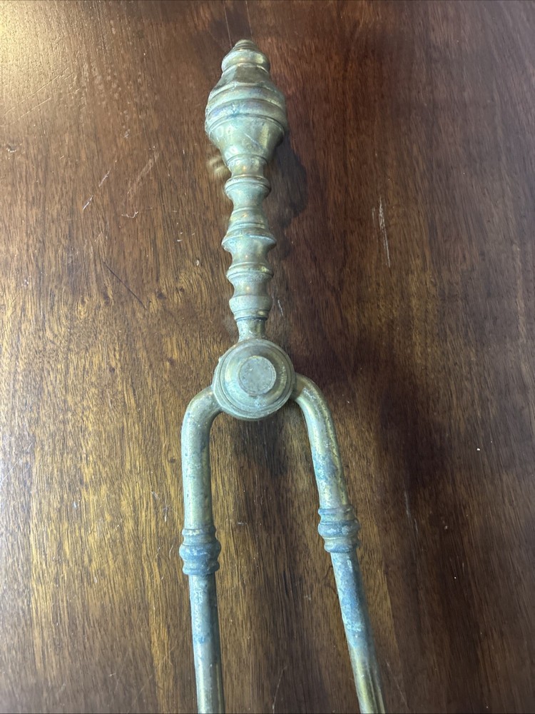 Antique Brass, 3 Piece Fireplace Tool Set