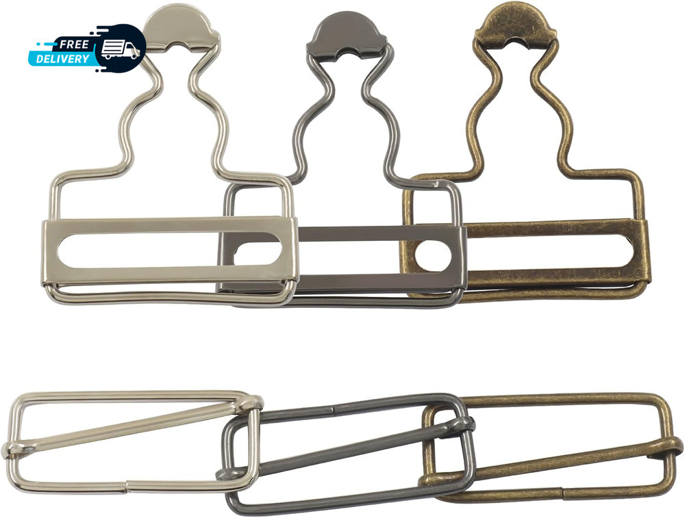 Metal Overall Buckles Replacement – Heavy Duty Adjustable Hardware