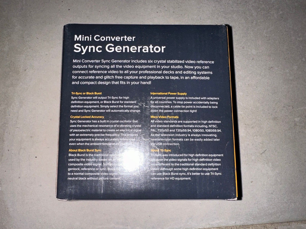 BLACKMAGIC DESIGN Mini Converter Sync Generator (CONVMSYNC)