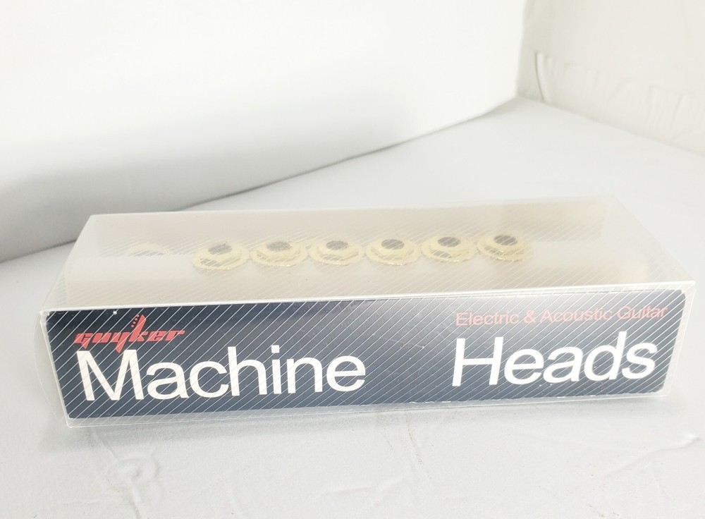 Machine Heads By Guyker, Golden NIB