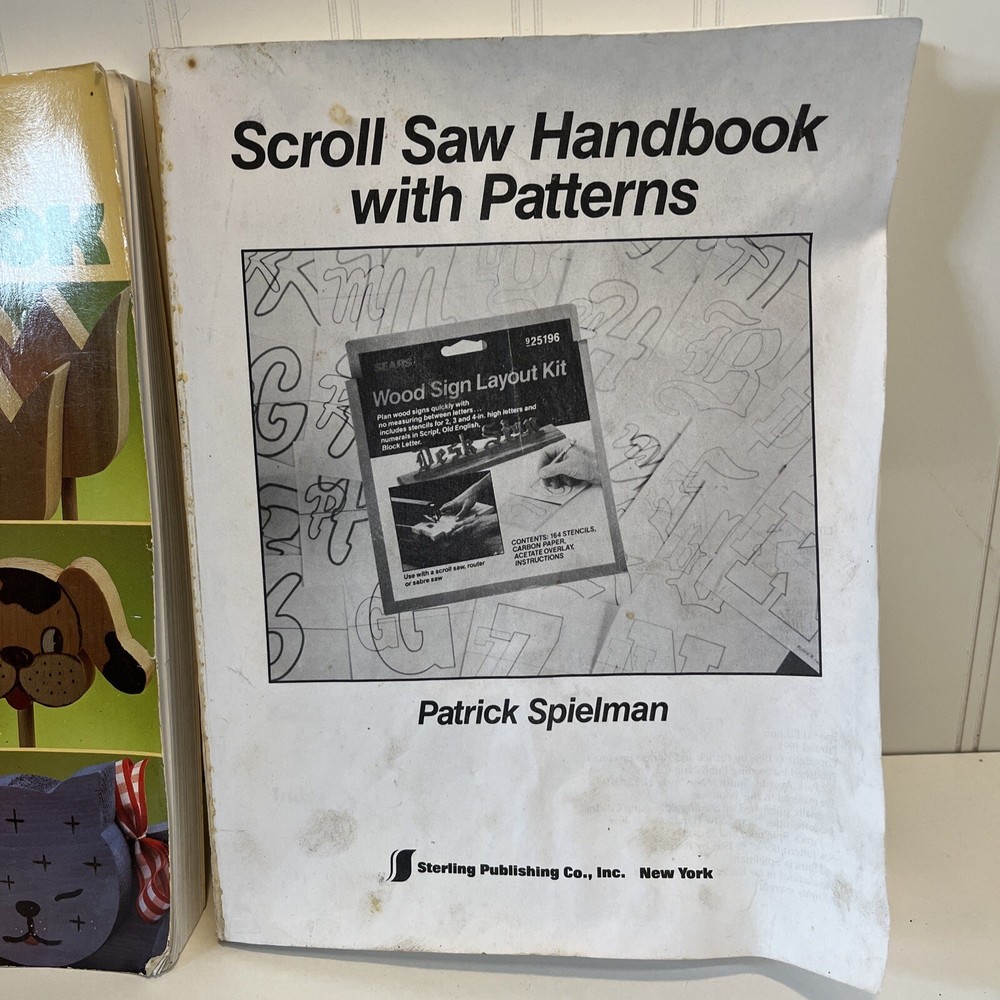 Two Books- Scroll Saw Pattern Book & Scroll Saw Handbook With Patterns- Patrick