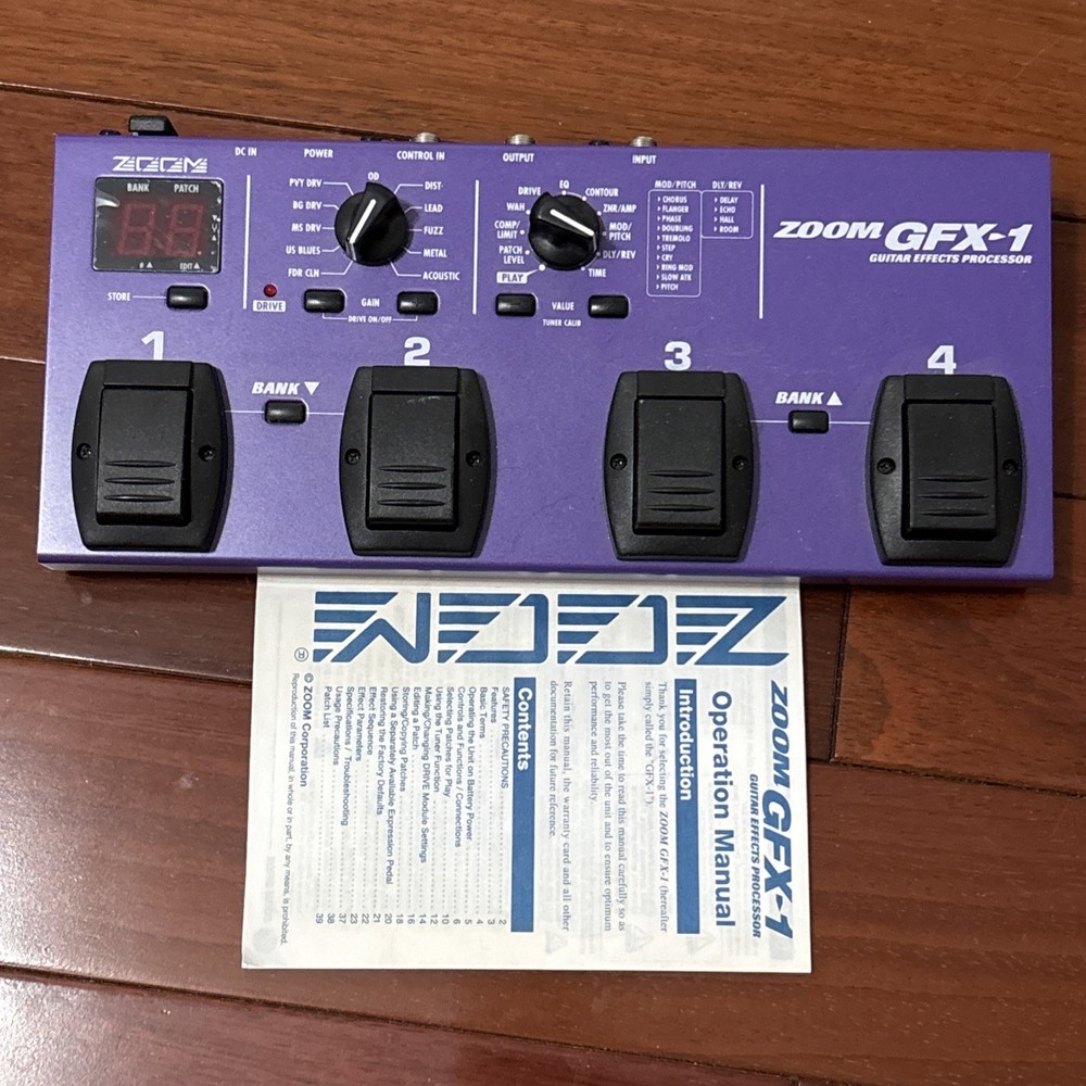 Zoom GFX-1 Guitar Effects Processor