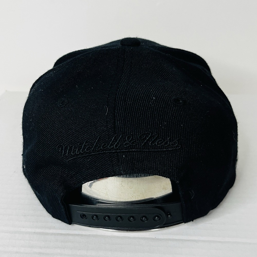 Space Jam Bugs Bunny Silhouette Snapback Hat Black Mitchell & Ness