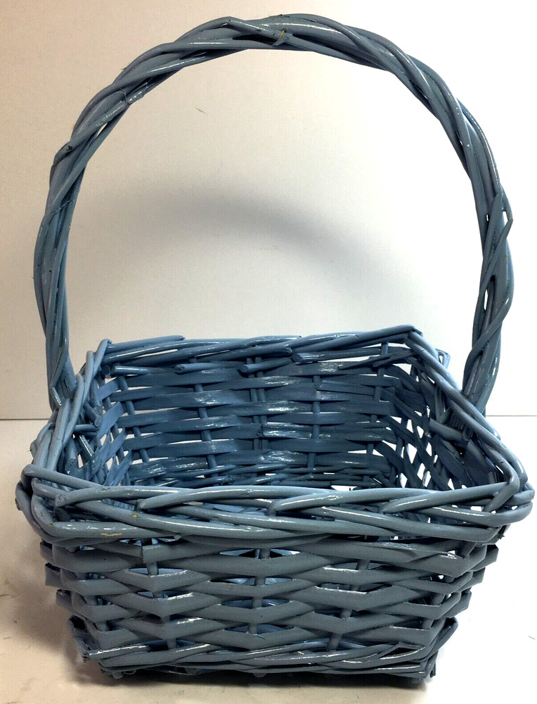 Basket - EASTER Basket - Square Blue 9.5 x 7.5 in Square