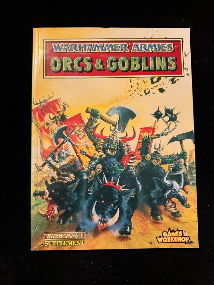 Games Workshop Warhammer Orcs & Goblins Rulebook Supplement Fantasy Codex 1993