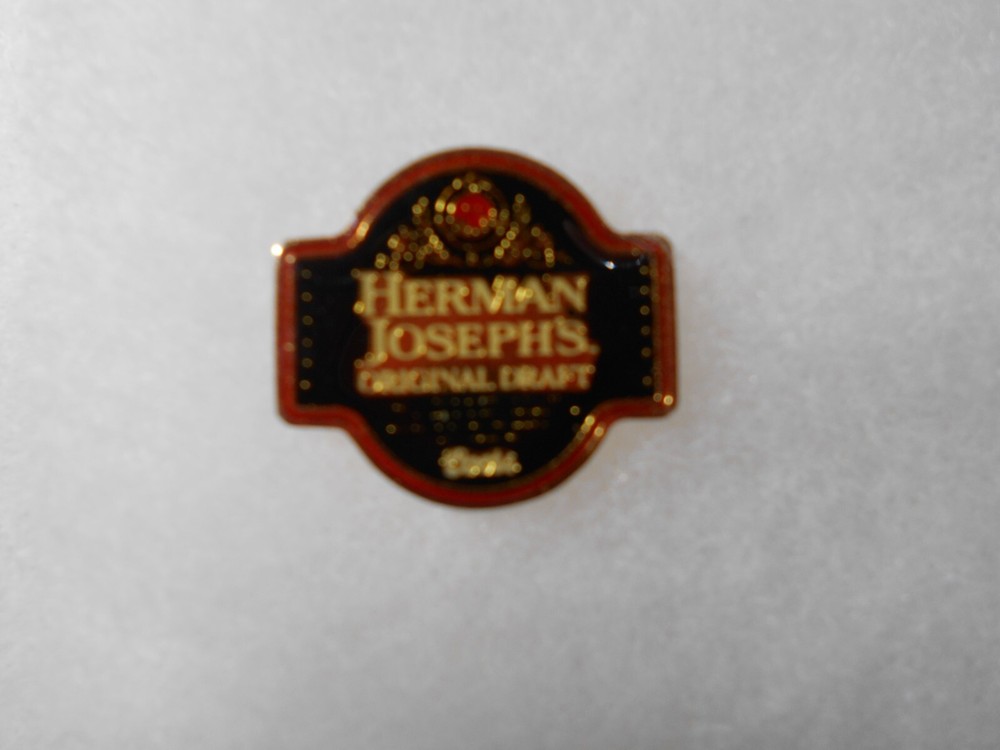 1" Herman Josephs Original Draft Coors beer hat pin