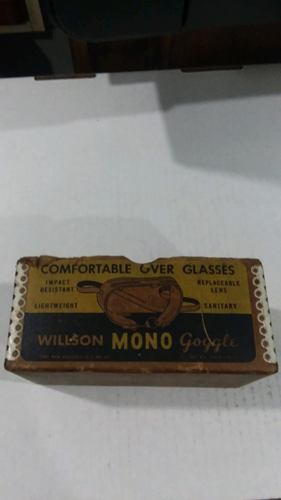 Willson Mono Goggle Empty Box Vintage Box Only Reading, PA Ver 2