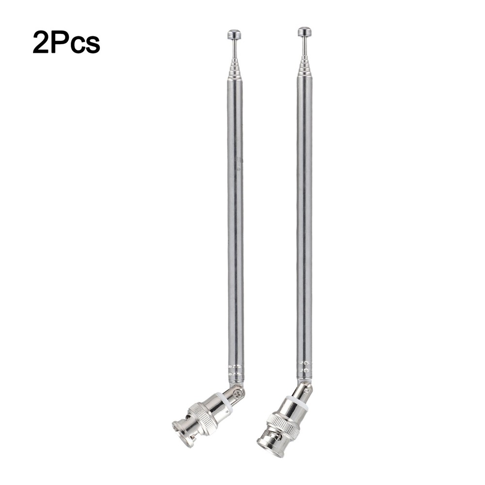 Telescopic Antenna BIN BNC Connector Digital Desktop Fm Frequency Range Handheld