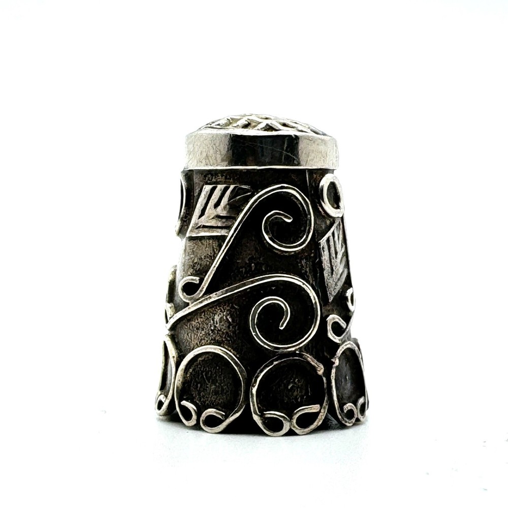 Vintage Sterling Silver Thimble Mexico 4g