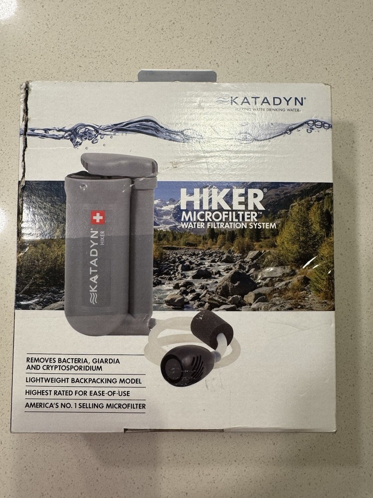 Katadyn Hiker Pump Carbon Microfilter Water Filter Purifier Model 8018270