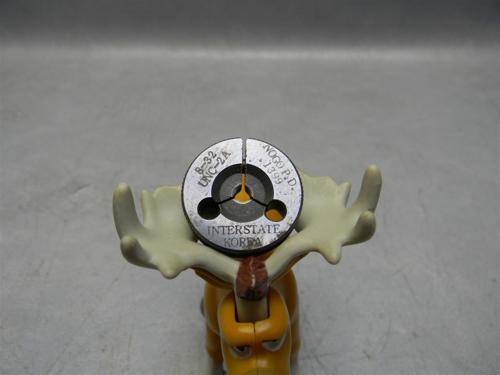 Interstate 8-32 UNC-2A Threaded Ring Gage No Go P.D. .1399