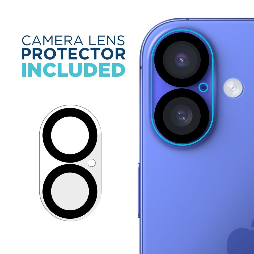 Tech Armor Ballistic Glass Screen Protector for iPhone 16 - 3 Pack