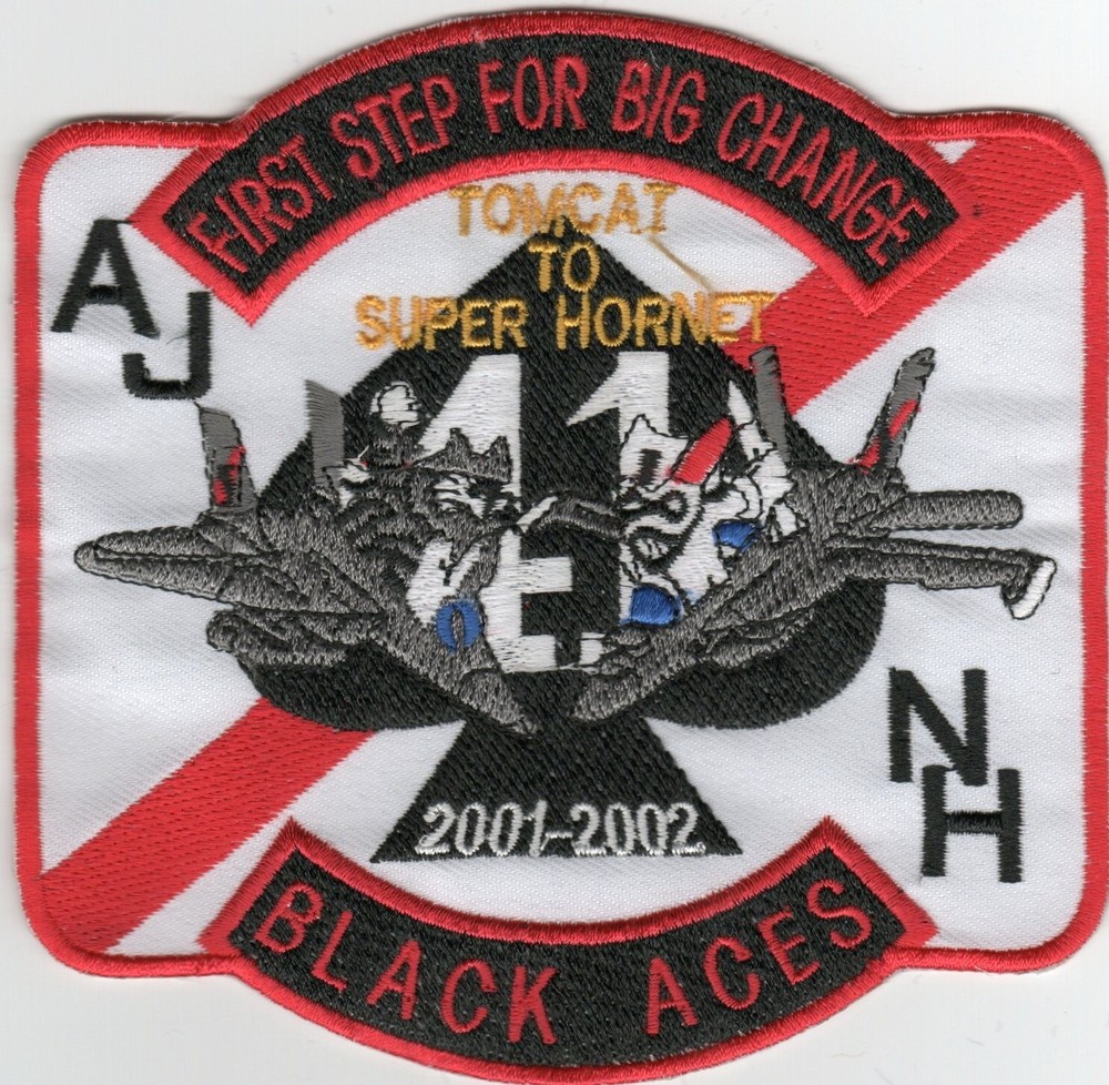 VF-41 Black Aces "From Tomcat to Hornet" patch.