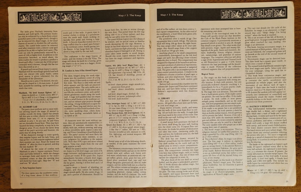 AD&D Adventure Module I7 Baltron's Beacon TSR 9152