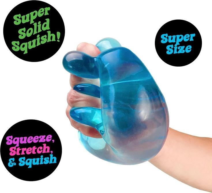 Nee Doh Nice Cube Squishy Stress Toy – Super Solid Fidget Cube, Stress Relief