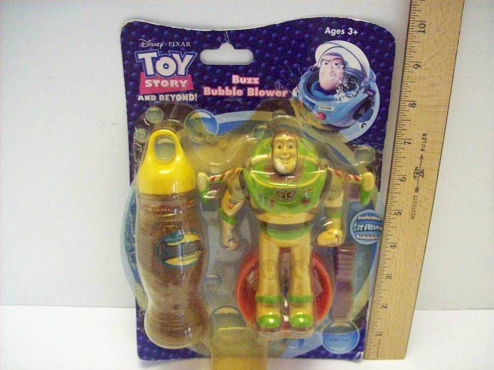 RARE Disney Pixar Buzz Lightyear Bubble Blower - NEW/Sealed