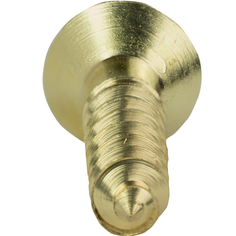 #3 x 1/2" Flat Head Countersink Solid Brass Wood Screws Phillips Drive Qty 100