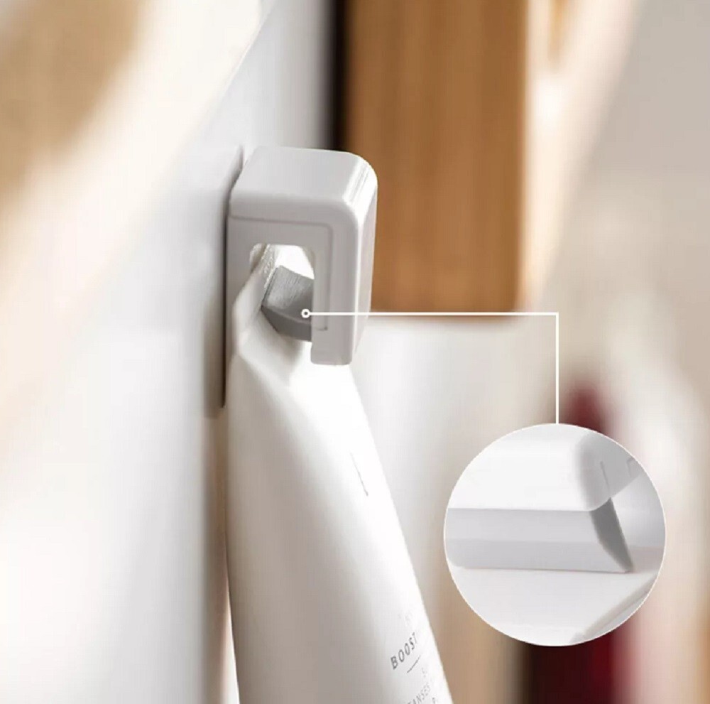 4-Pack Toothpaste Clip Holder – Space-Saving Bathroom Rack for Tubes & Cleanser